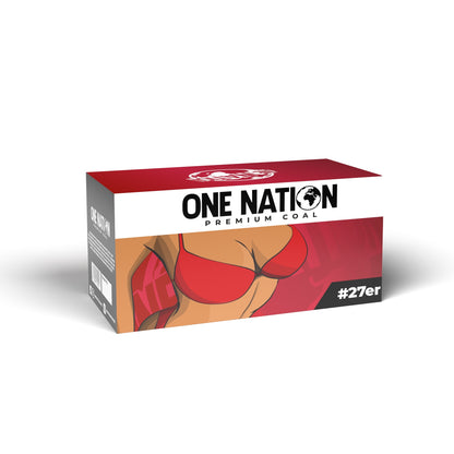ONE NATION Premium Shisha Cubes #27er - Charcoal